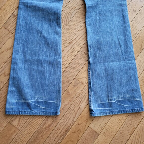 Y2K Ralph Lauren Kayla Bootcut Low Rise Jeans 30x33 Blue Denim - Picture 8 of 16